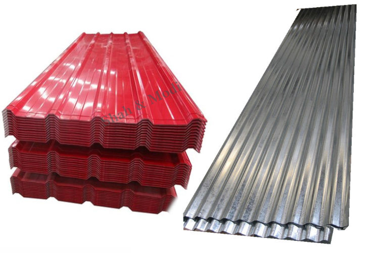 ms corrugated sheet